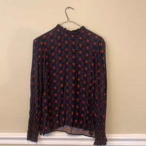 ZARA patterned blouse